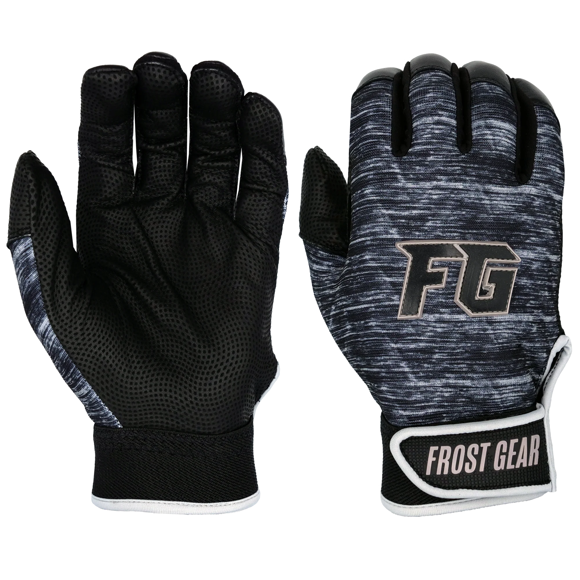 Frost Gear cold-weather batting and pitching gloves.