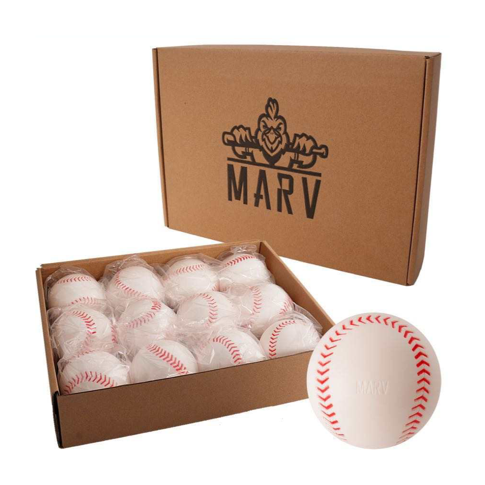 MARV Training foam pitching machine balls.