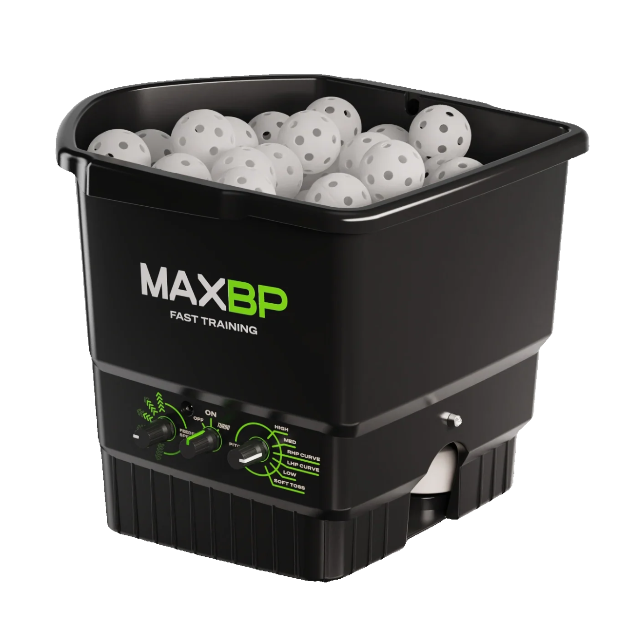 MaxBP Pro Pitching Machine.