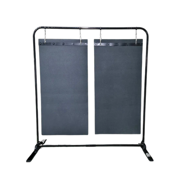 Web Flex Pro Series plyo wall with transport dolly.